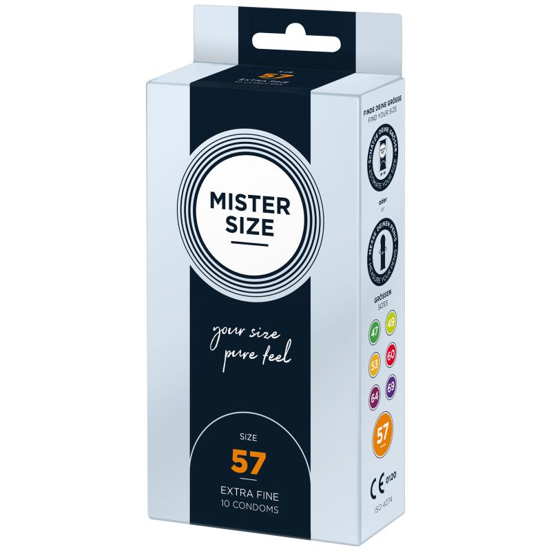 Mister.Size - 57 Mm Condoms 10 Pcs