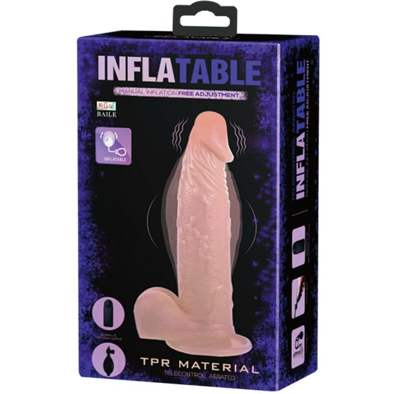Baile - realistic vibrating and inflatable dildo 7