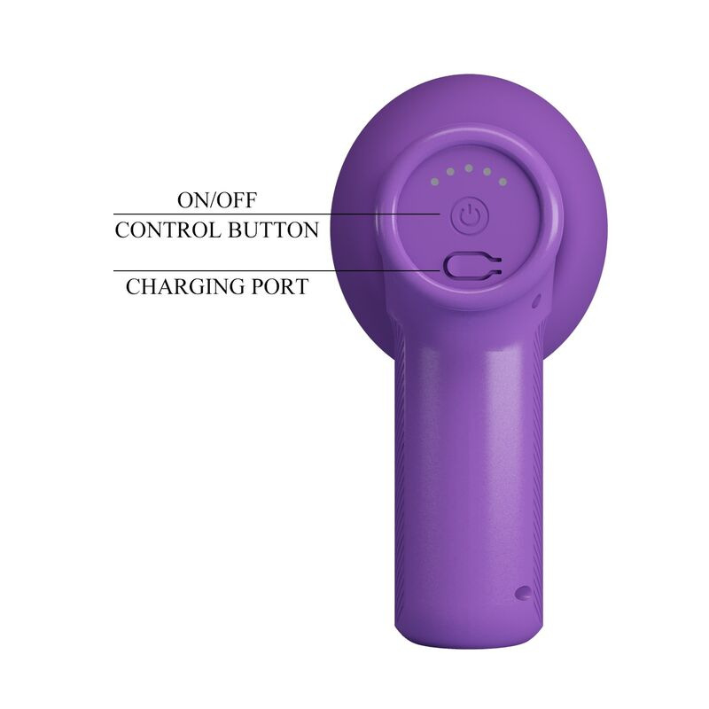 Pretty love - vito thrusting massage gun 5 modes purple 6