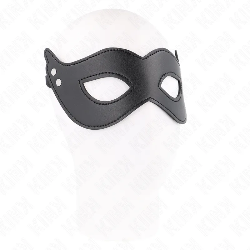 Kink - Leatherette Mask With Rivets Model 1 26 X 8 Cm 1