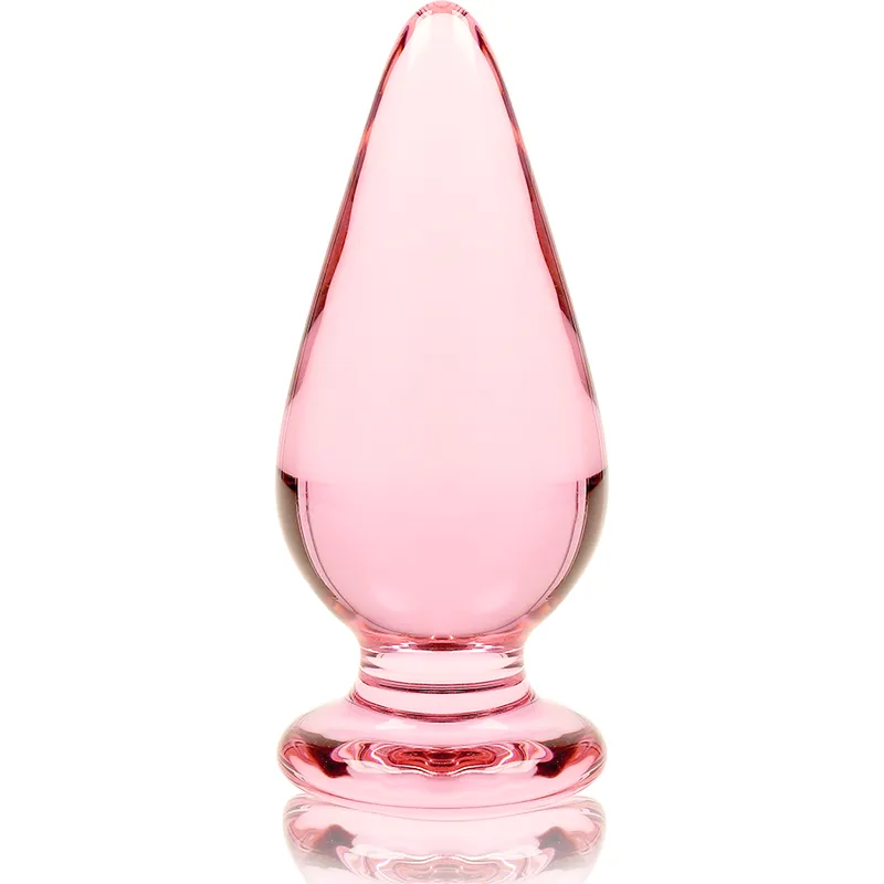 Nebula Series By Ibiza - Model 4 Anal Plug Borosilicate Glass 11 X 5 Cm Pink