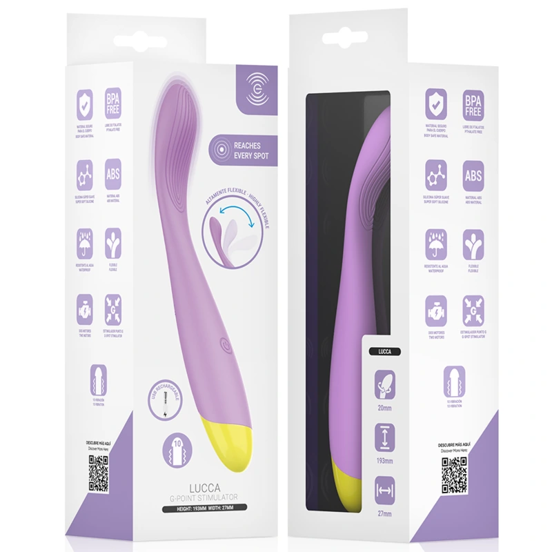 Intense - lucca flexible usb rechargeable g-point stimulator 7