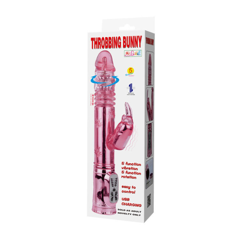 Baile - throbbing bunny pink rampant rotator 10