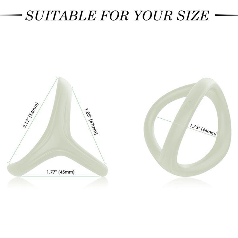 Armony - Tresor Double Silicone Ring Luminous