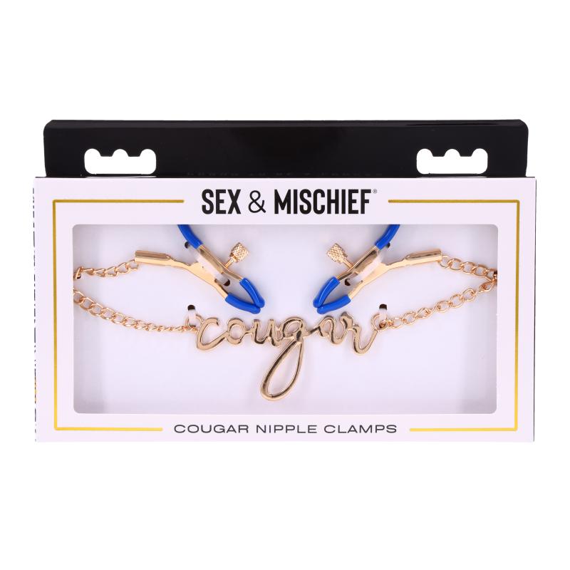 Sportsheets - Cougar Nipple Clamps Gold 2