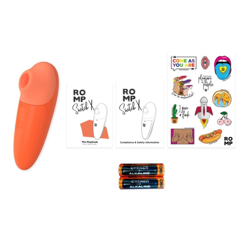Romp - switch x clitoral stimulator 6 levels orange 11