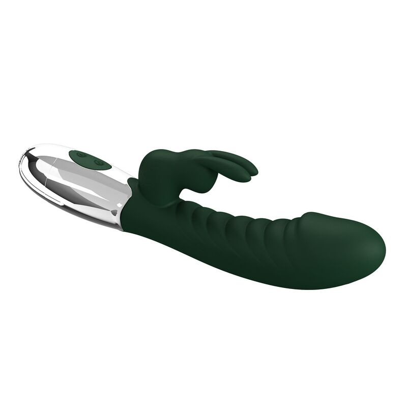 Pretty love - naughty bunny rabbit vibrator 30 functions usb rechargeable green 6