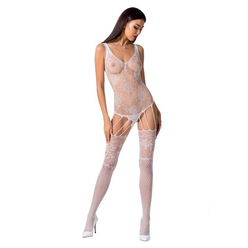 Passion Bs074 Bodystockings Biela