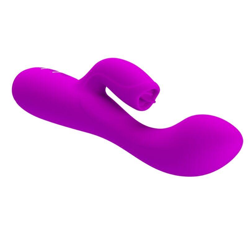Pretty Love - Gloria Rechargeable Rabbit Vibrator-Waterproof Purple 3