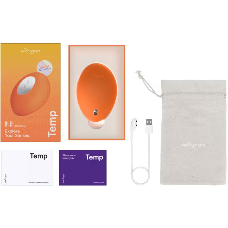 We-vibe - temp heating and cooling vibrator tangerine 10