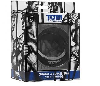 Tom Of Finland Aluminium Cock Ring 60mm