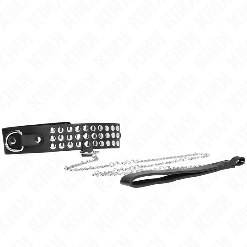 Kink - necklace with strap 65 cm with shiny adjustable 37-42 cm x 5.3 cm 4