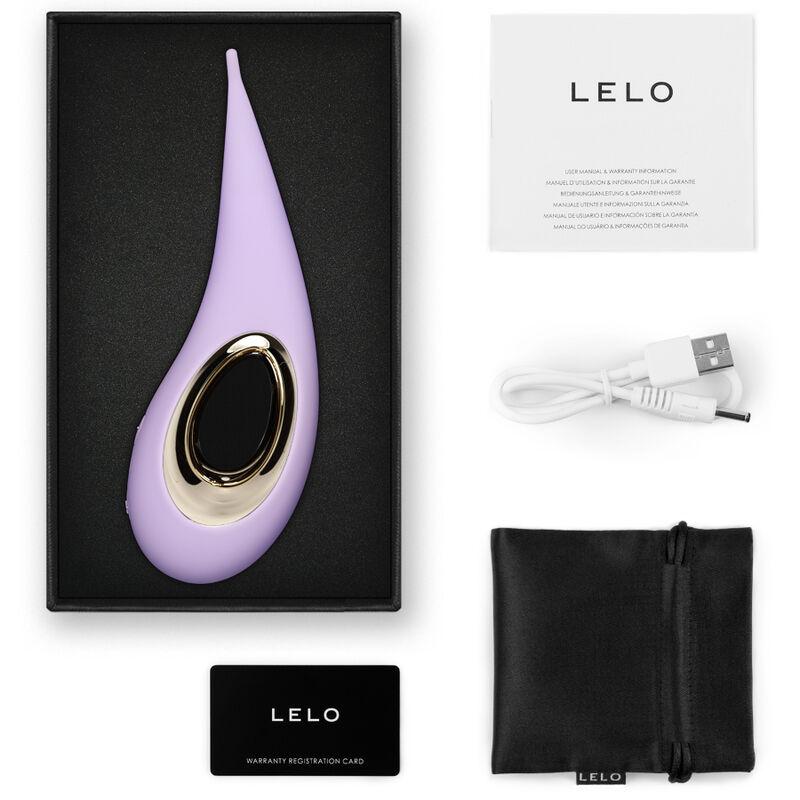 Lelo Dot Clitoral Stimulator - Lilac 1