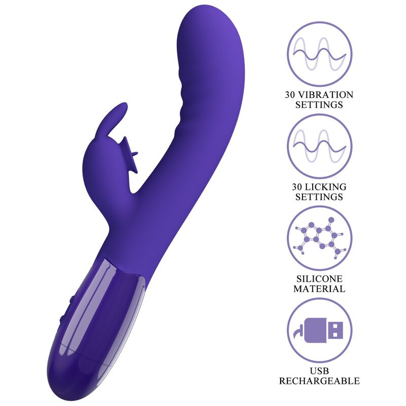 Pretty love - cerberus youth violet rabbit vibrator 7