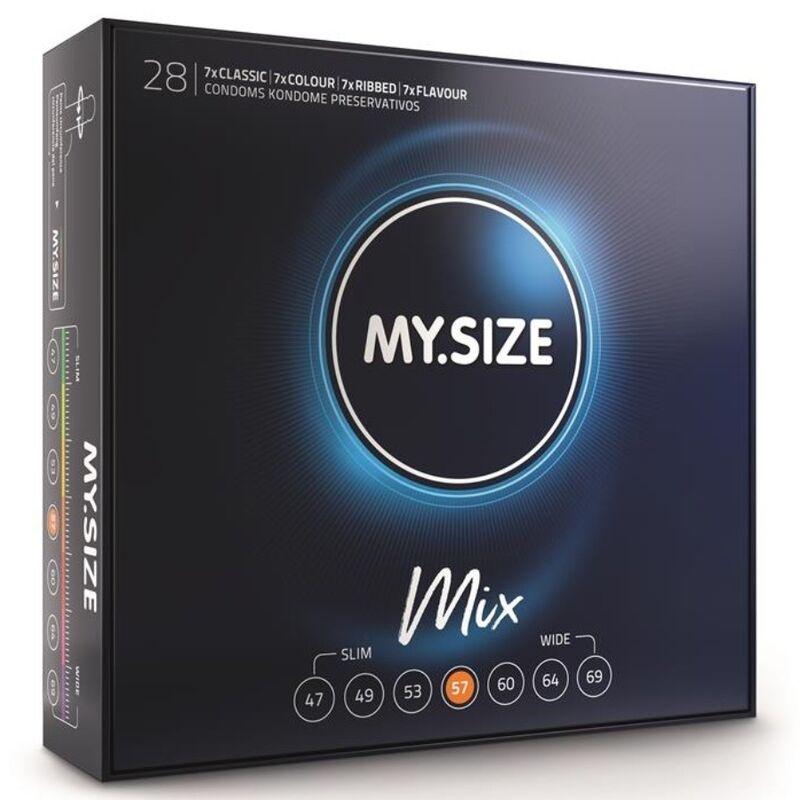 My Size Mix Condoms 57 Mm 28 Units - Kondómy