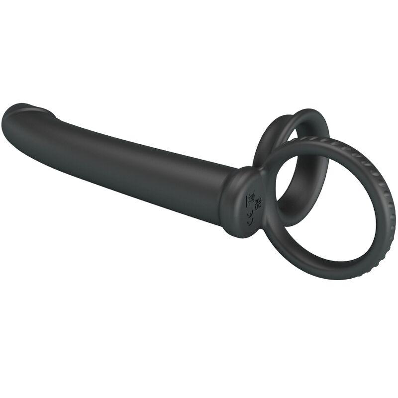 Pretty love - dillion double penetration double cock ring black 2