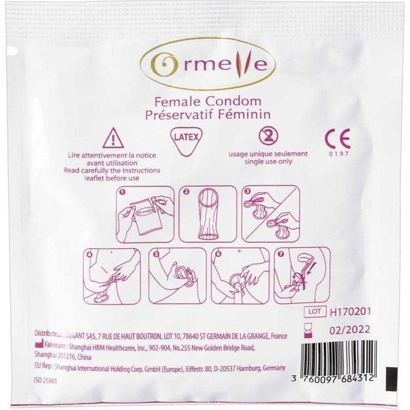 Asha International - Ormelle Female Condoms 5 Pcs 5