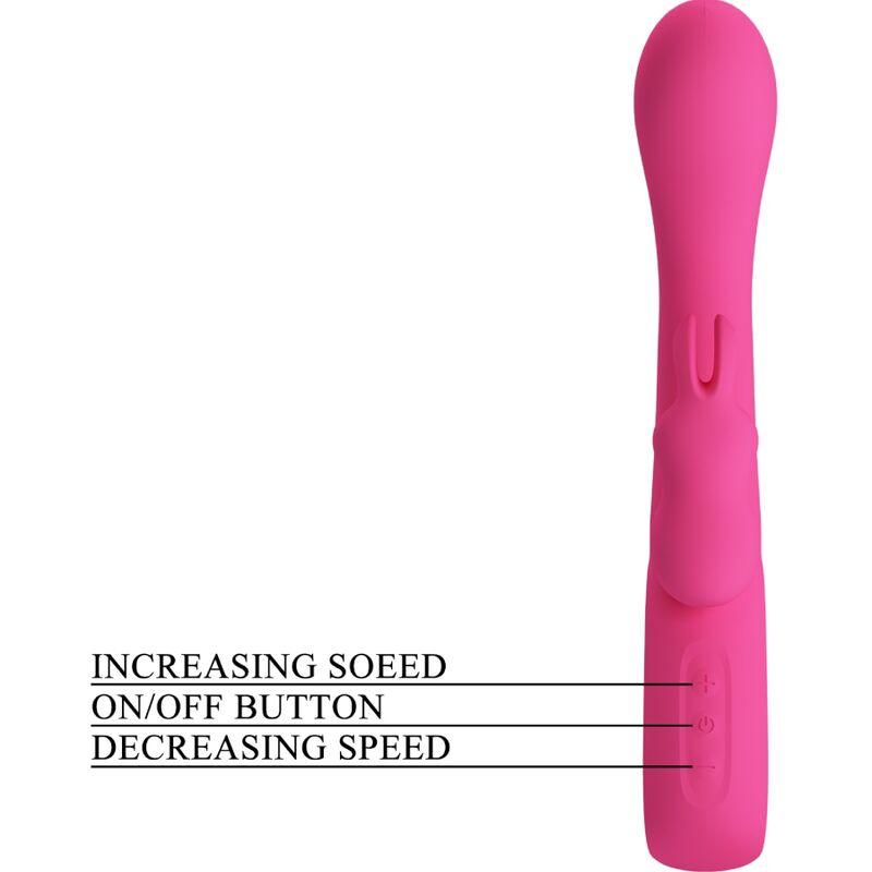 Pretty love - novak rabbit vibrator 12 vibrations pink 6