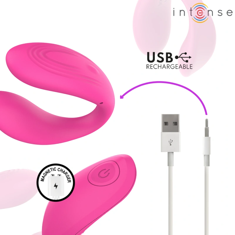 Intense - nora vibrating clamp stimulator pink 6