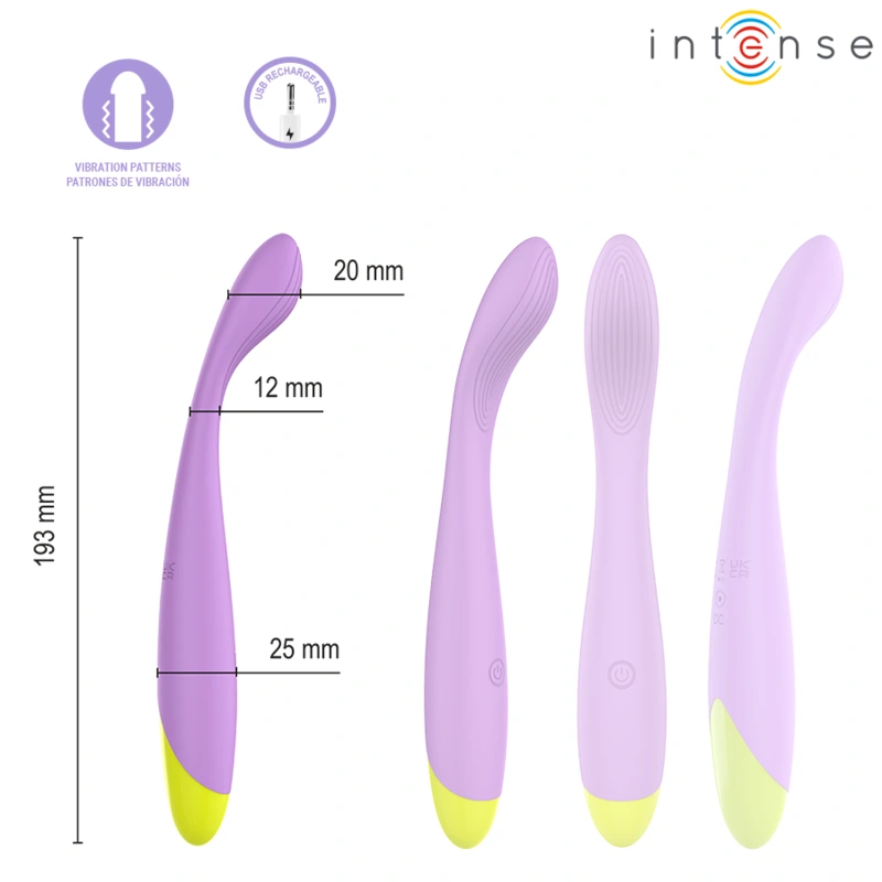 Intense - lucca flexible usb rechargeable g-point stimulator 2