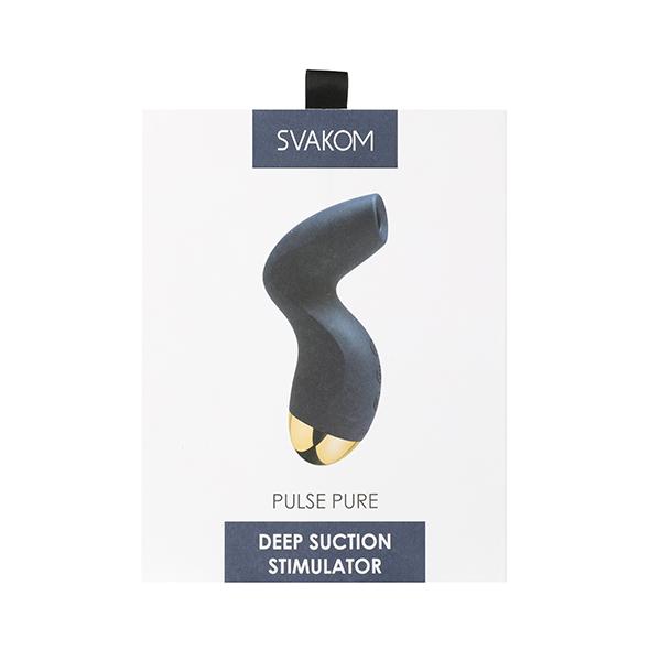 Svakom - Pulse Pure Deep Suction Stimulator Dark Blue 10