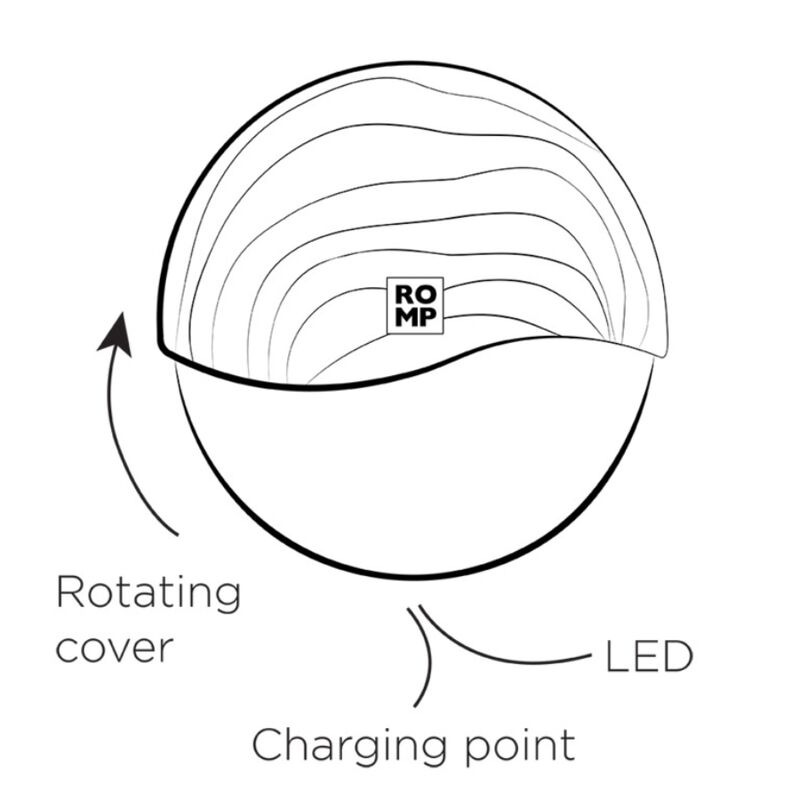 Romp - spin clitoral suction antitude with rotating opening and closing 11