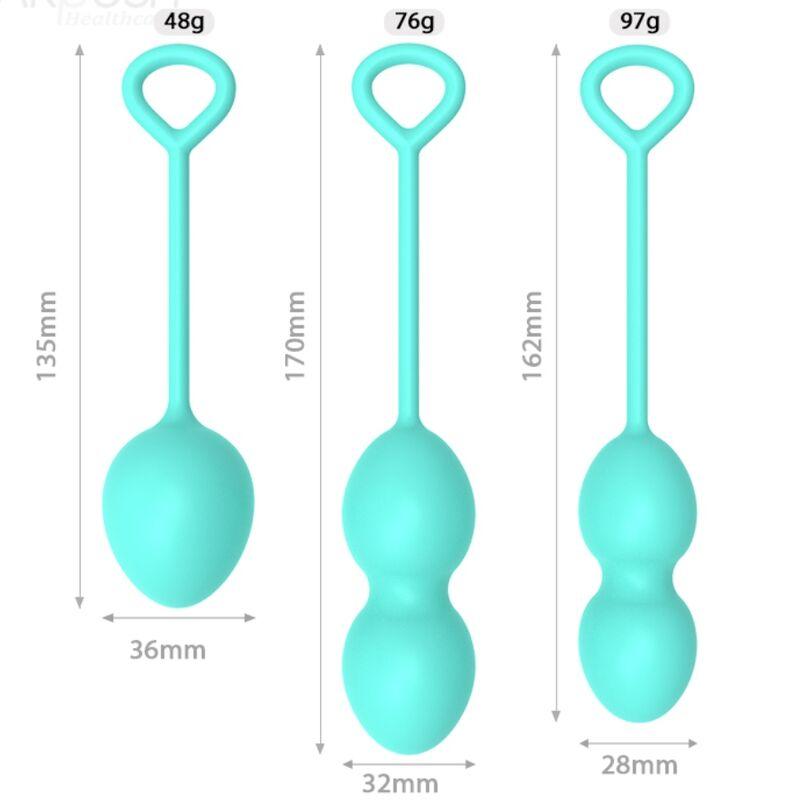 Armony - anabiosis vaginal dumbbell 3 levels green