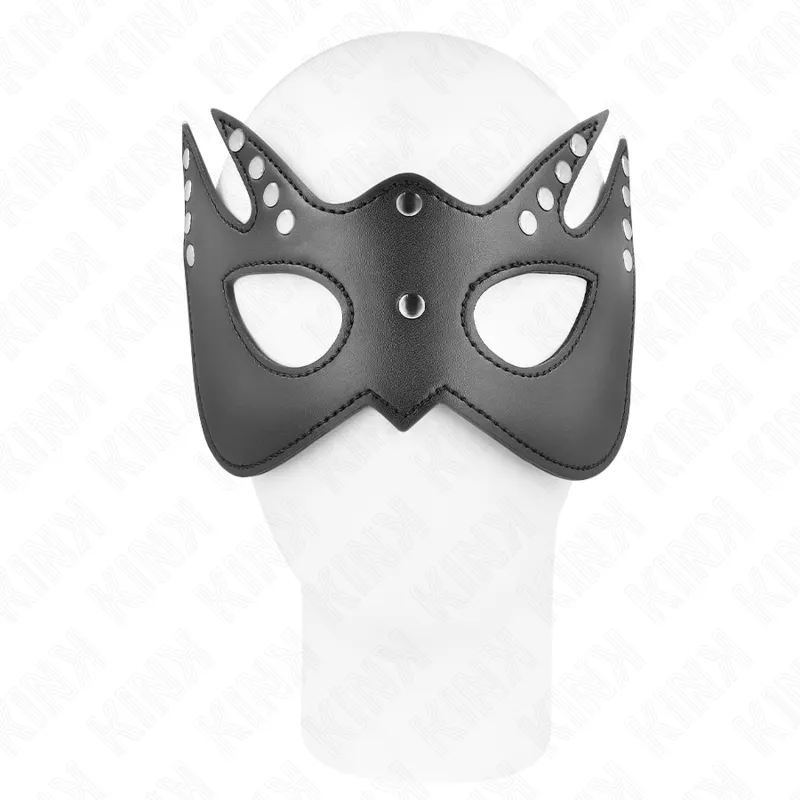 Kink - Bat Mask With Rivets 23 X 15 Cm