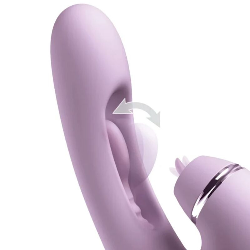 Fantasy for her - g-touch pulse pro purple g-spot & clitoral rabbit vibrator 1