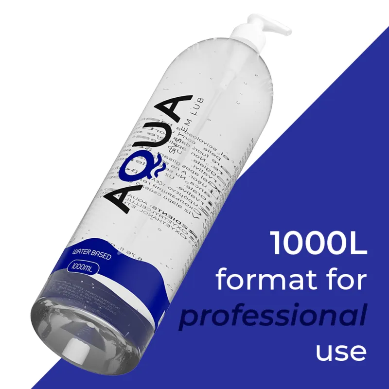 Aqua quality - water based lubricant 1000 ml 1