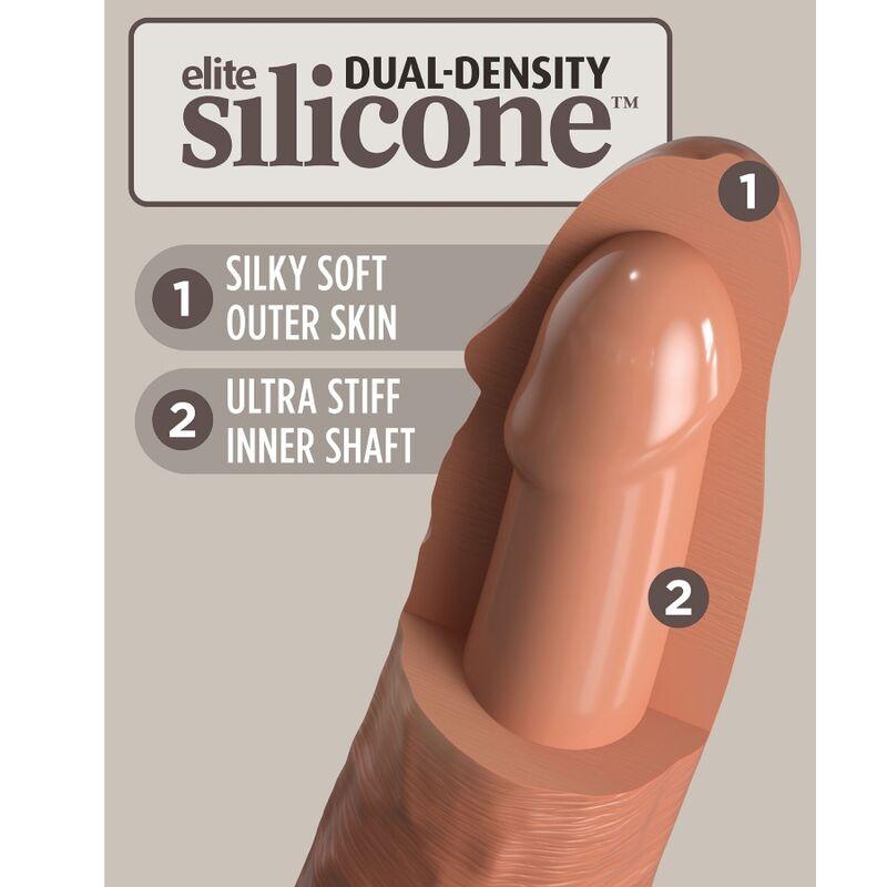 King Cock Elite - Comfy Adjustable Harness With Dildo 17.8 Cm