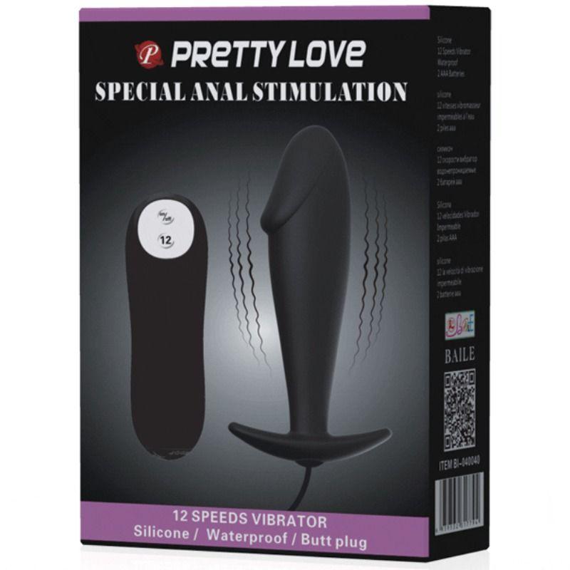 Pretty Love Bottom Silicone Anal Plug Penis Design 12 Modes 6