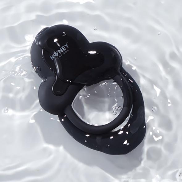 Honeyplaybox - Anello-App-Controlled Vibrating Double Cock Ring With Clitoral Stimulator B 11