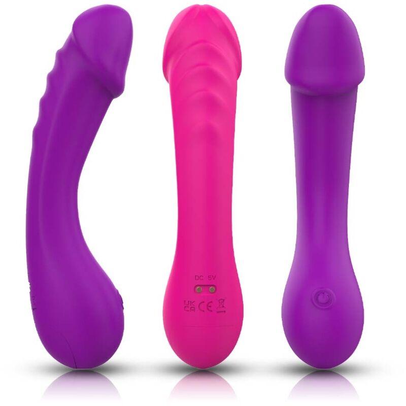 Armony - Dildo Vibrator G-Spot Silicone Fuchsia