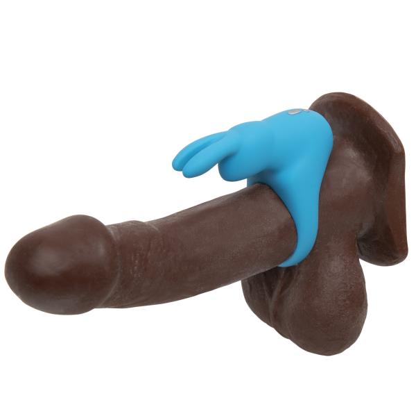 Happy Rabbit - Rechargeable Vibrating Rabbit Cock Ring Blue 5