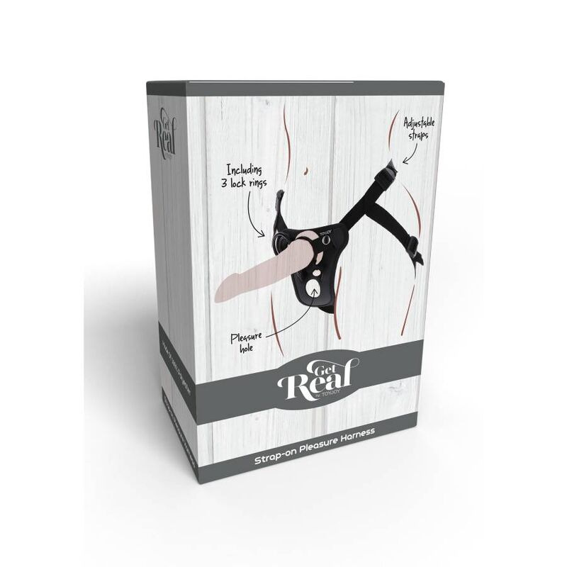 Get real - strap-on pleasure harness black 8