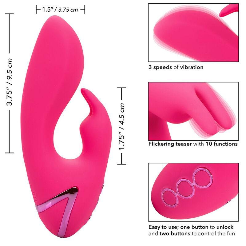 California Exotics - So. Cal Sunshine Vibrator Rabbit Fuchsia By California Dreaming 8