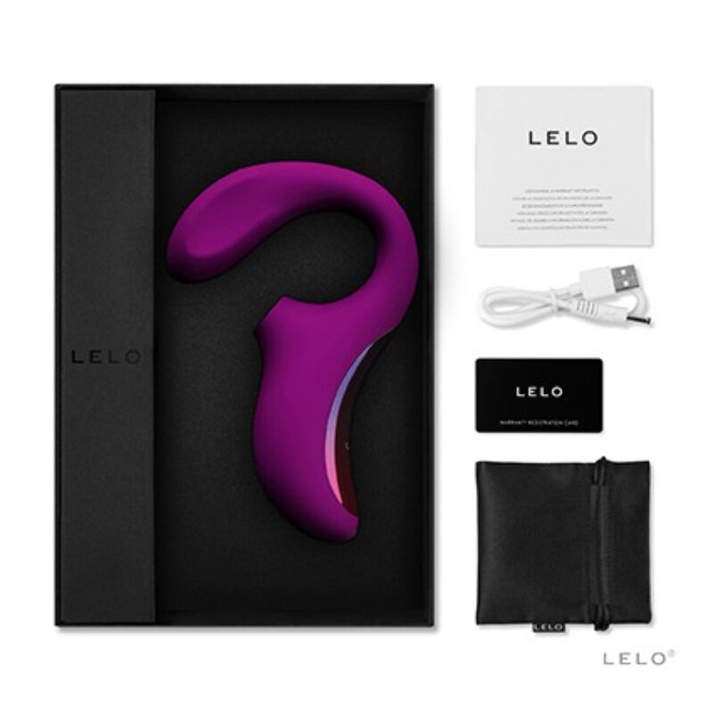 Lelo - enigma cruise double stimulation sonic massager purple 3