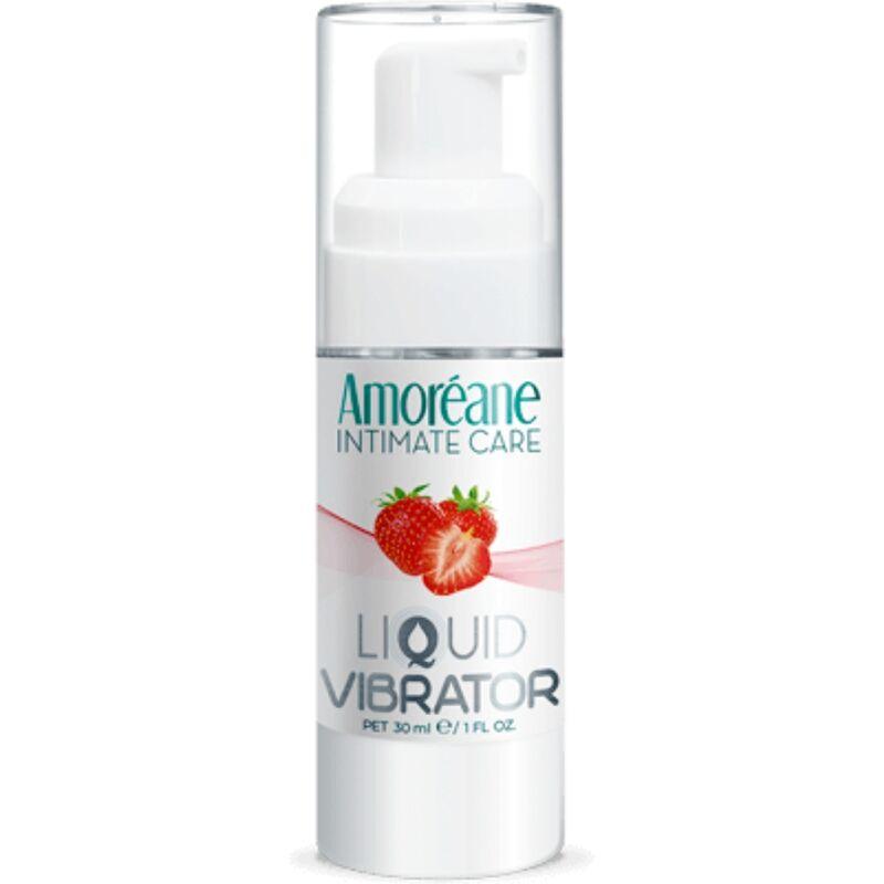 Amoreane - Vibrating Liquid Strawberry 30 Ml