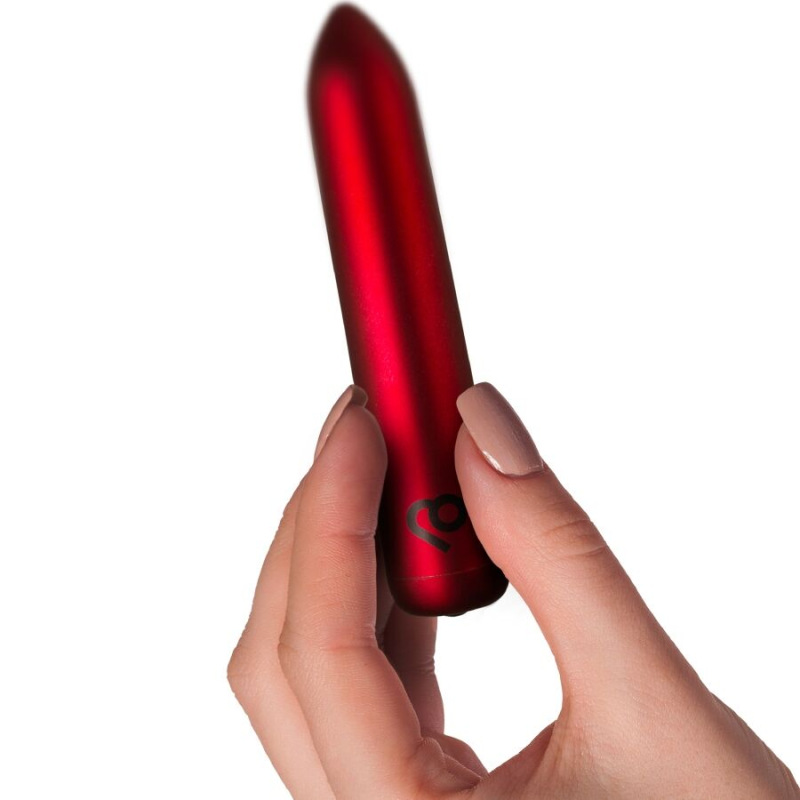 Rocks-off - rechargeable vibrating bullet poppy red 3