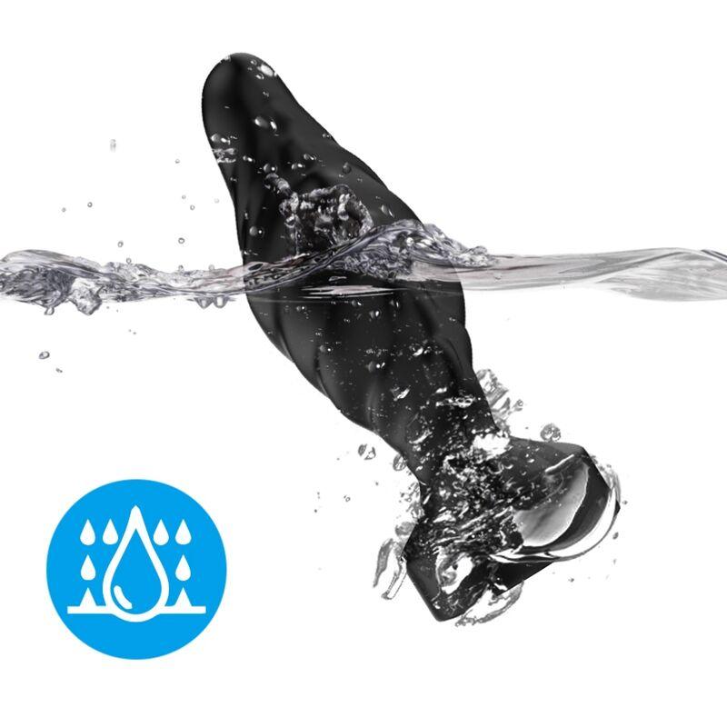 Armony - Vibrator &Amp; Anal Plug Remote Control Black 2