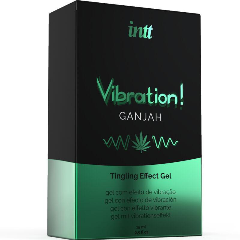 Intt - Powerful Intimate Stimulant Liquid Vibrating Gel Cannabis 15ml