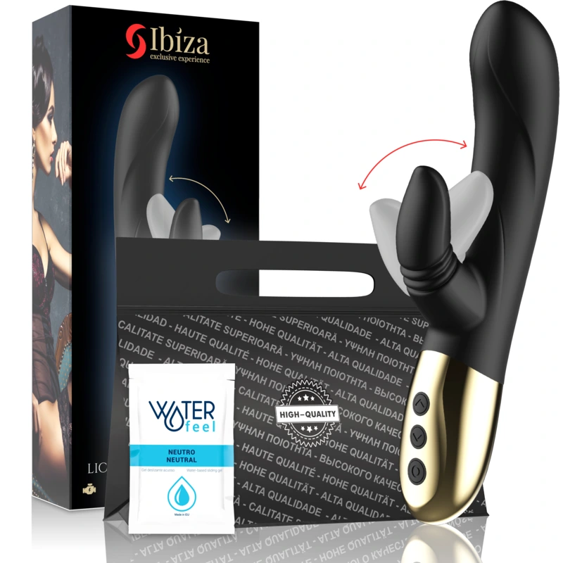 Ibiza - vibrator new experience with licking rabbit