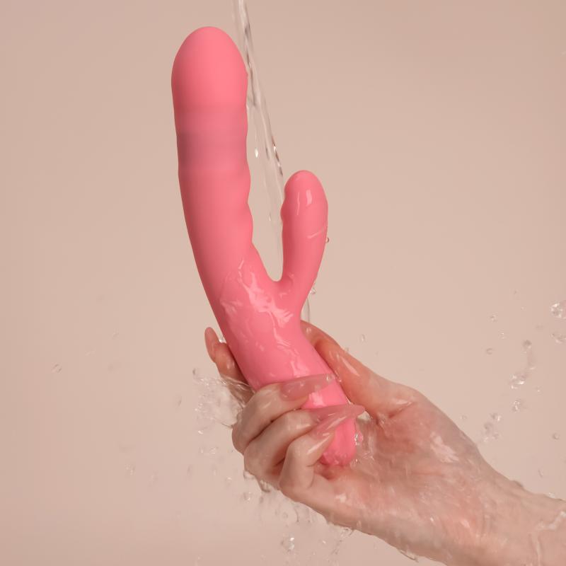 Svakom - Avery Powerful Thrusting Vibrator Strawberry Pink