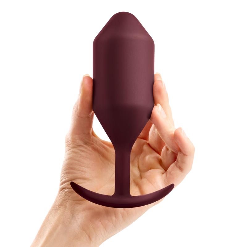 B-Vibe - Snug Plug 5 Dark Red 2