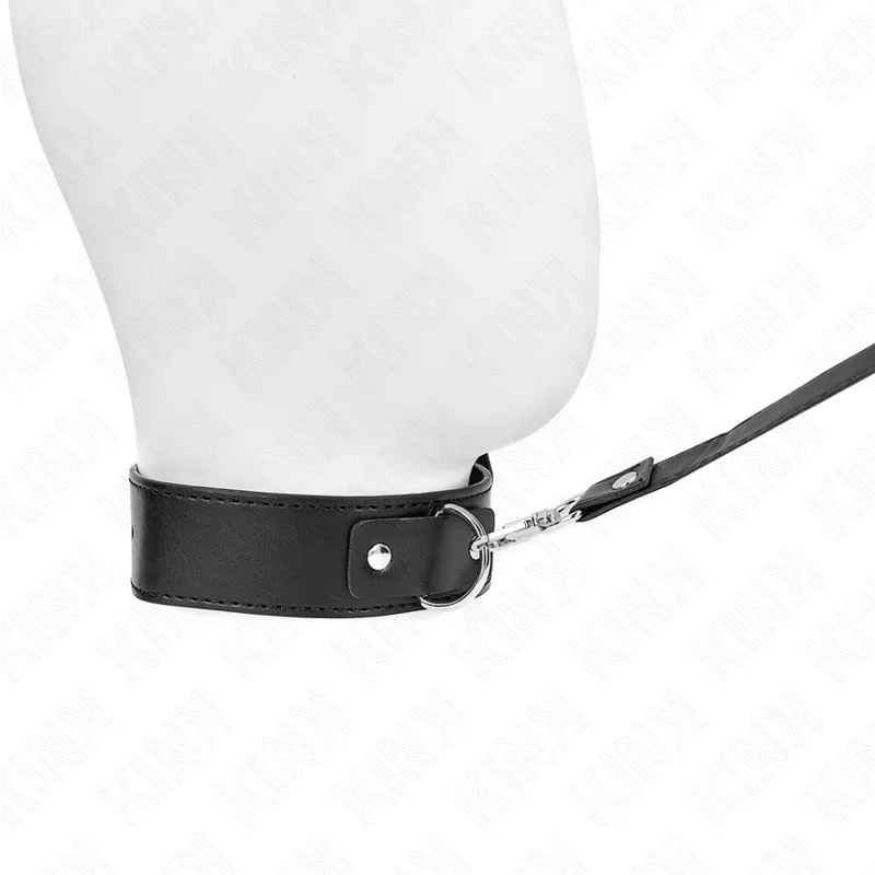 Kink - Necklace With Belt 116 Cm Black Strap Adjustable 32-50 Cm X 8 Cm