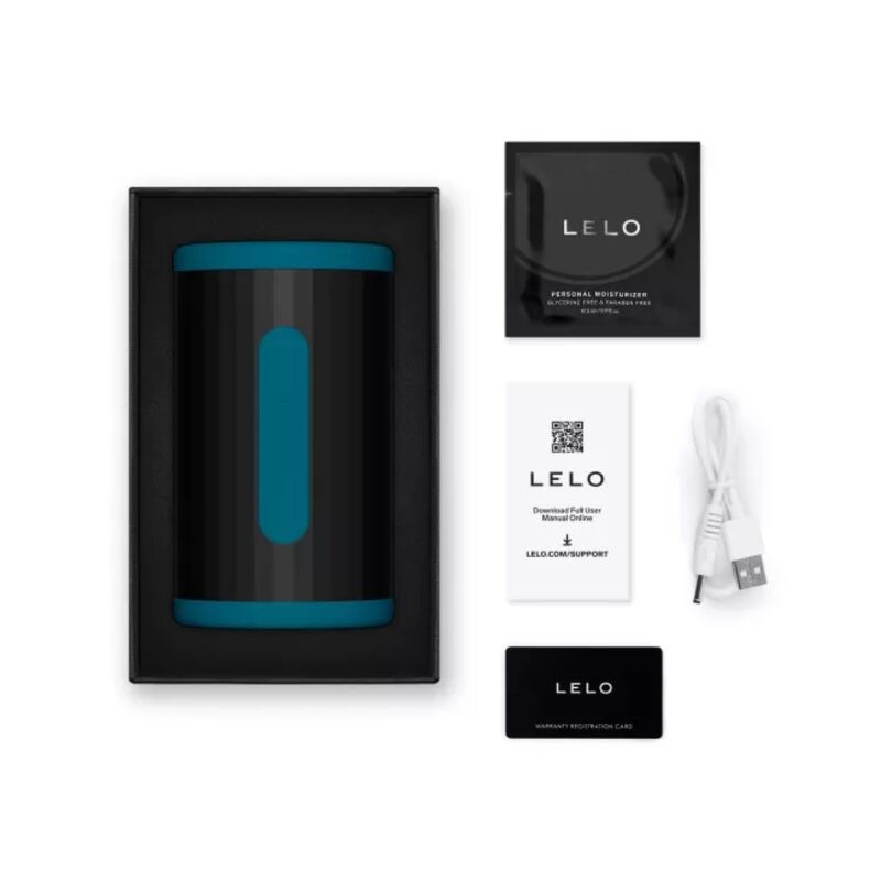 Lelo - f2s double sonic male stroker with dual sonic stimulation teal 2