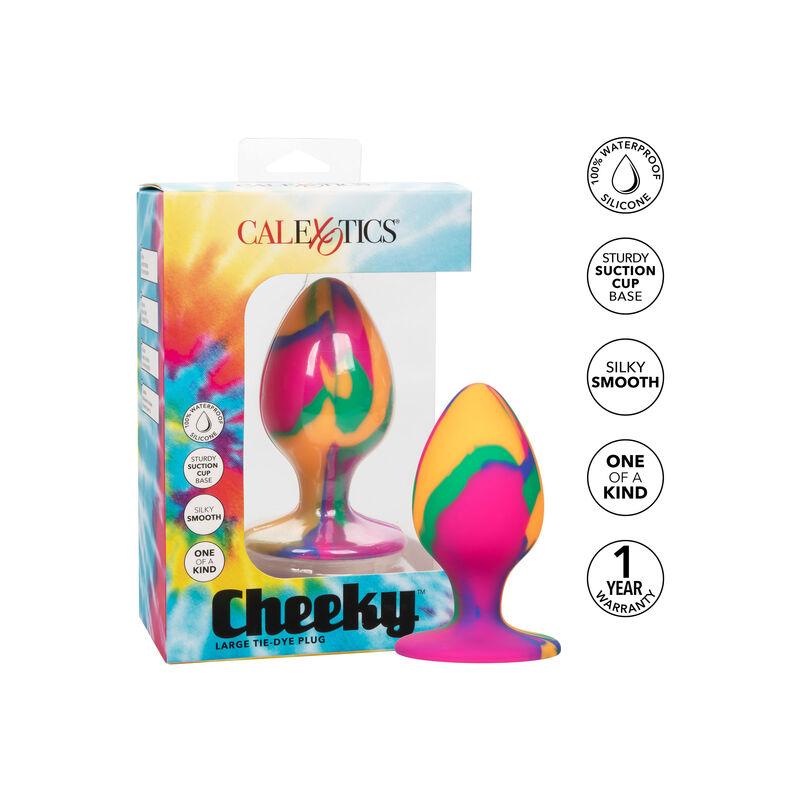 Calex Cheeky Large Tie-Dye Plug Anal 4