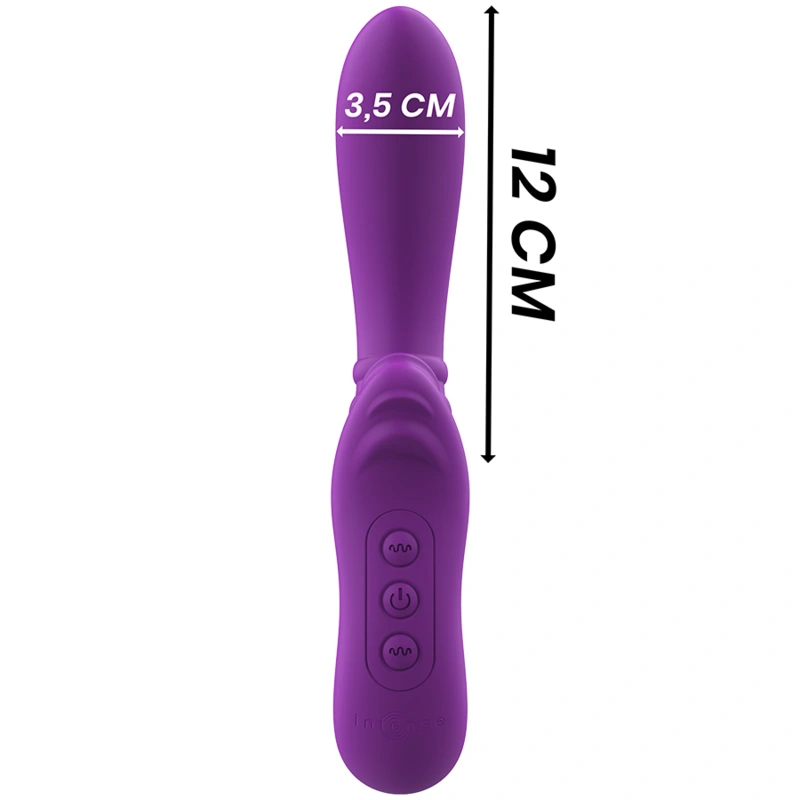 Intense - harry flexible vibrator with purple tongue 2