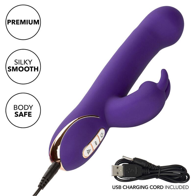 Calexotics - Jack Rabbit Vibrator & Stimulator 7 Vibrations And Suctions Mode Blue